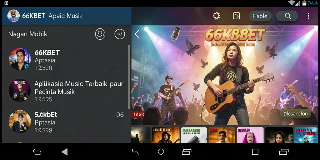 Tampilan gameplay interaktif 66KBET untuk pengalaman musik yang menyenangkan.