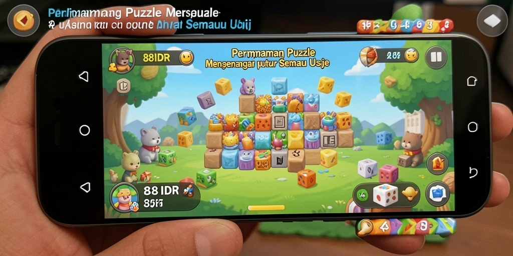 Tampilan gameplay puzzle 88IDR yang menarik dan menantang