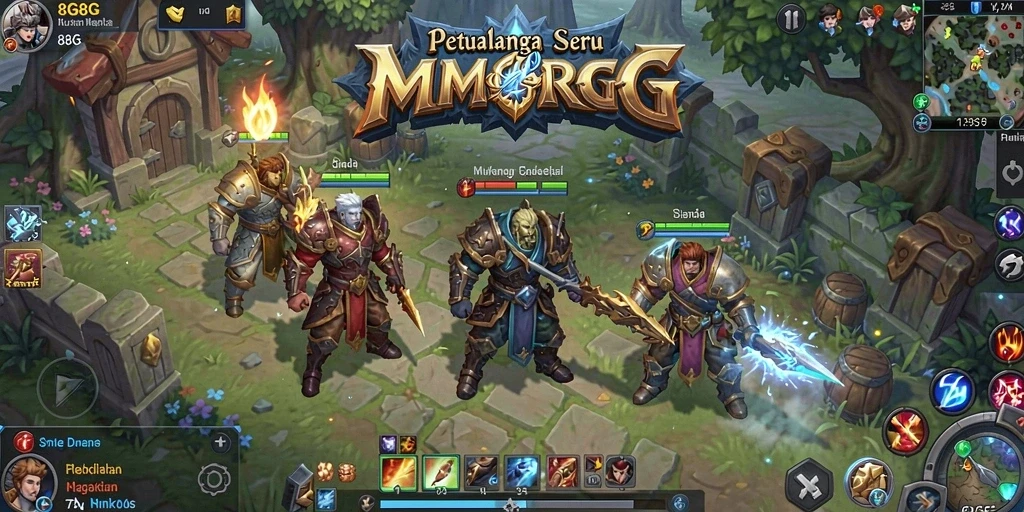 Tangkapan layar gameplay epik dalam 8G8G yang menarik perhatian.