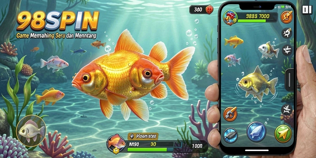 Gameplay memancing yang menarik dan seru di 98SPIN.