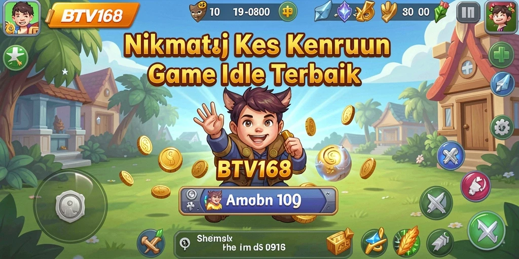 Tampilan gameplay yang menarik dari BTV168 sebagai game Idle.
