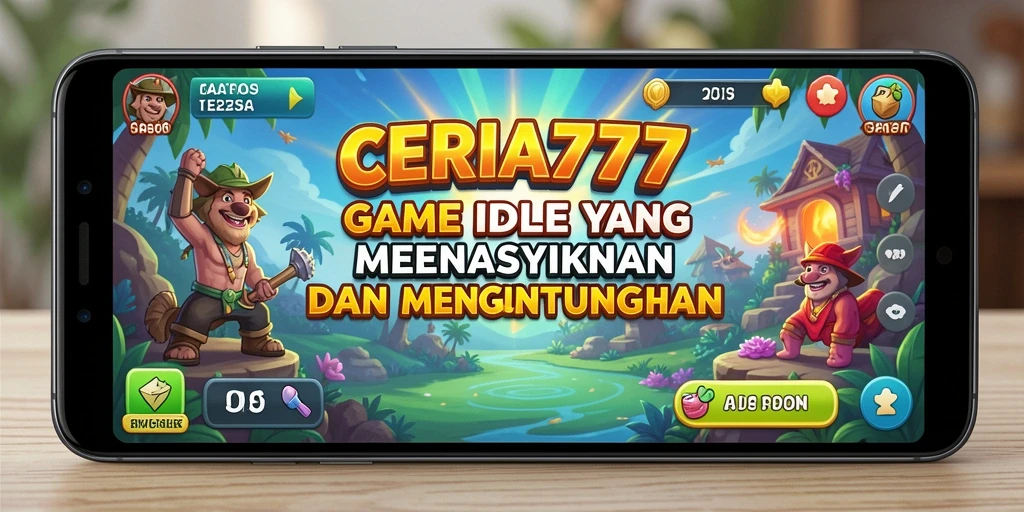 Tampilan gameplay menarik dari CERIA777 dalam mode Idle.