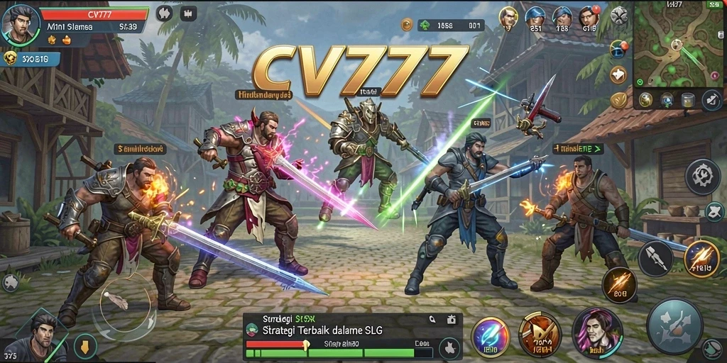 Tampilan gameplay mendebarkan di dalam CV777 dengan strategi taktis.