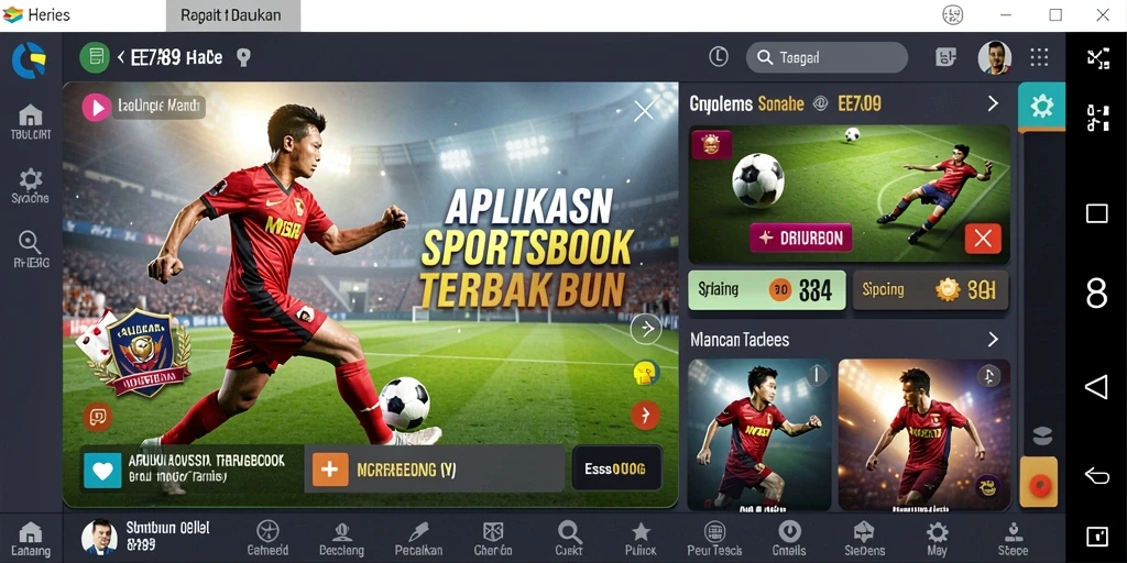 Tampilan gameplay Sportsbook yang mengasyikkan di EE789.