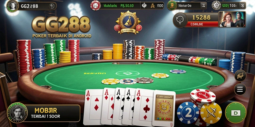 Tampilan gameplay poker yang menarik di GG288.