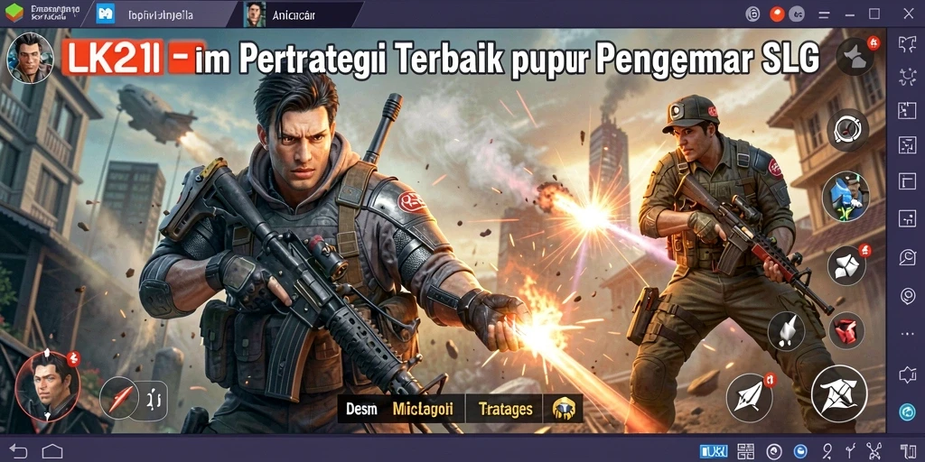 Tampilan gameplay LK21 yang menarik dengan pertempuran strategi.