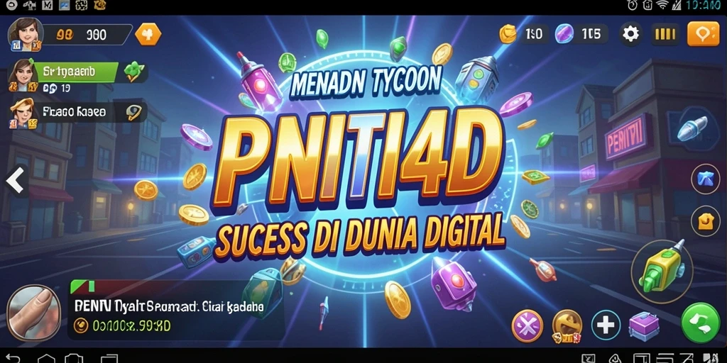 Tampilan gamplay Tycoon yang menarik dan dinamis