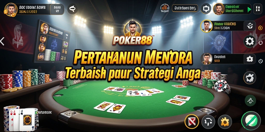 Screenshot gameplay POKER88 menunjukkan strategi menara yang dinamis.