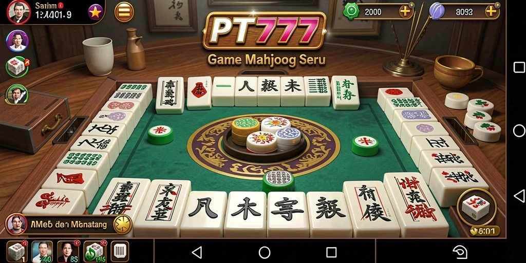Gameplay seru Mahjong di PT777 yang menantang.