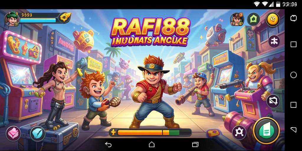 Tampilan gameplay RAFI88 yang seru dan menantang di dunia Arcade.