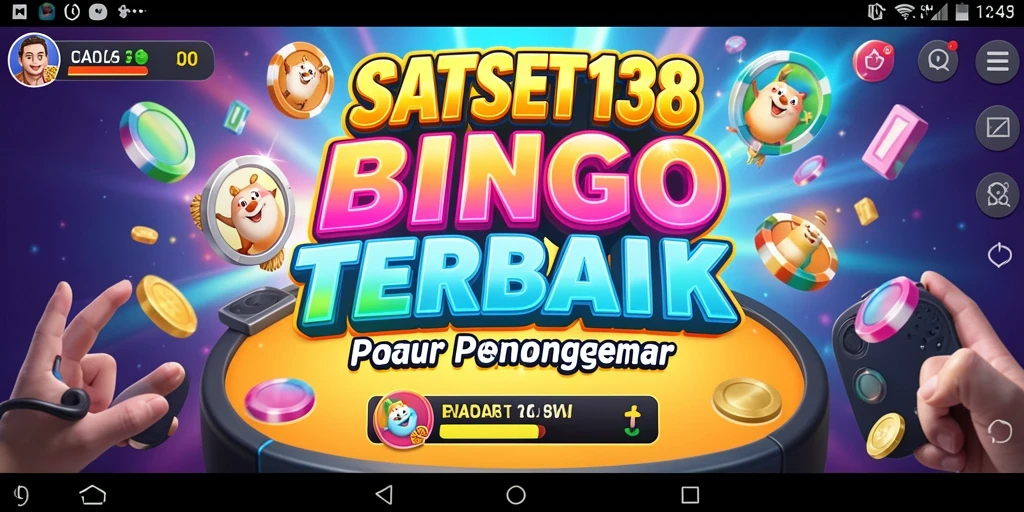 Tampilan permainan Bingo yang seru dan menarik di SATSET138.