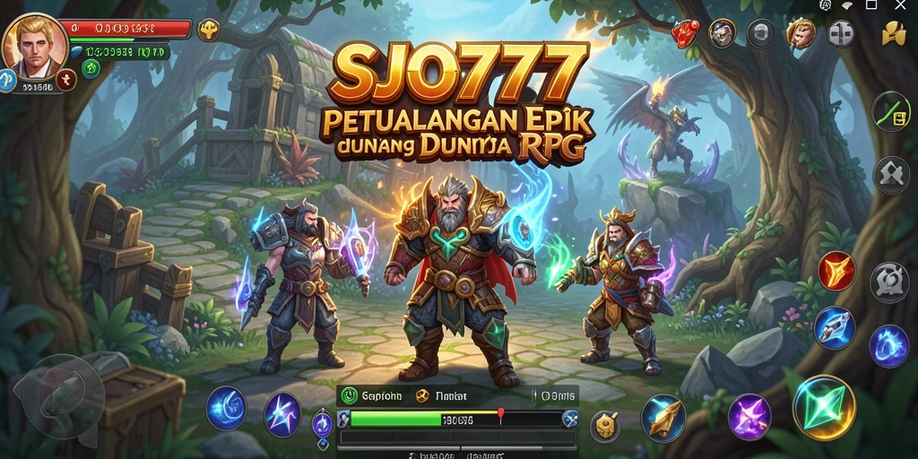 Screenshot SJO777 menampilkan momen petualangan RPG yang seru.