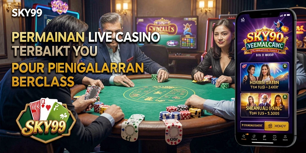 Screenshot gameplay Live Casino yang menarik di SKY99.