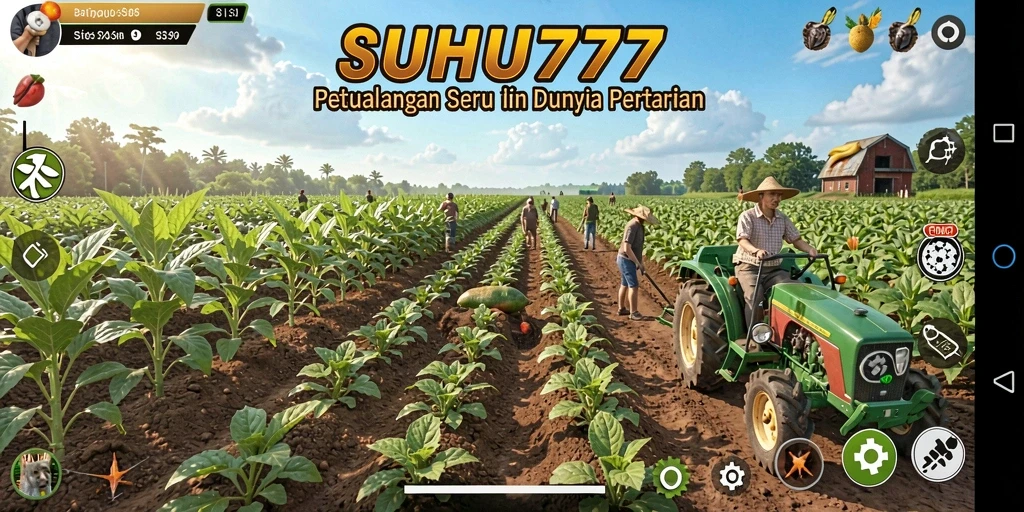 Tampilan gameplay menarik di dunia pertanian SUHU777.