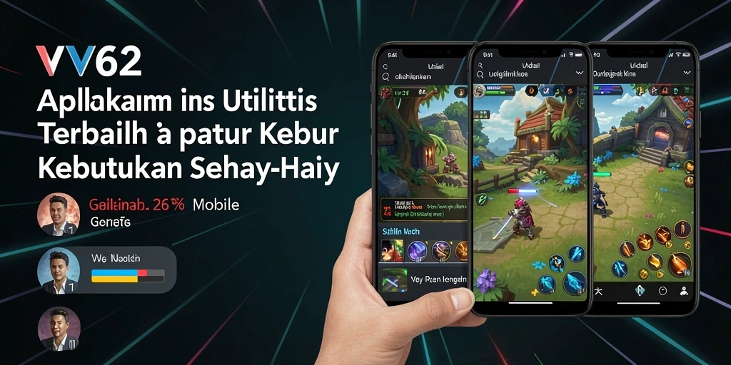 Tampilan aplikasi VV62 dengan berbagai alat utilitas yang lengkap.